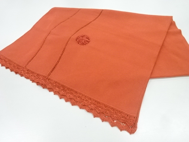 レースリボン織花模様ショール